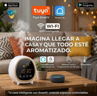 Difusor Inteligente con reloj Wifi Tuya SmartV